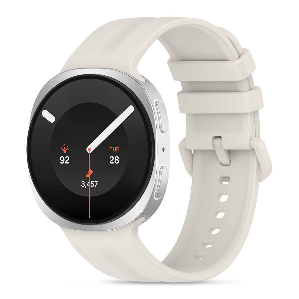Samsung Galaxy Watch 8 / 9 / Classic (40 / 44 / 46mm) Tech-Protect Silicone Evo Klockarmband - Beige