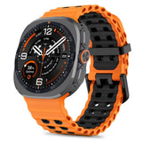 Samsung Galaxy Watch Ultra 2 / Ultra (47mm) Tech-Protect IconBand Pro Klockarmband - Orange / Svart