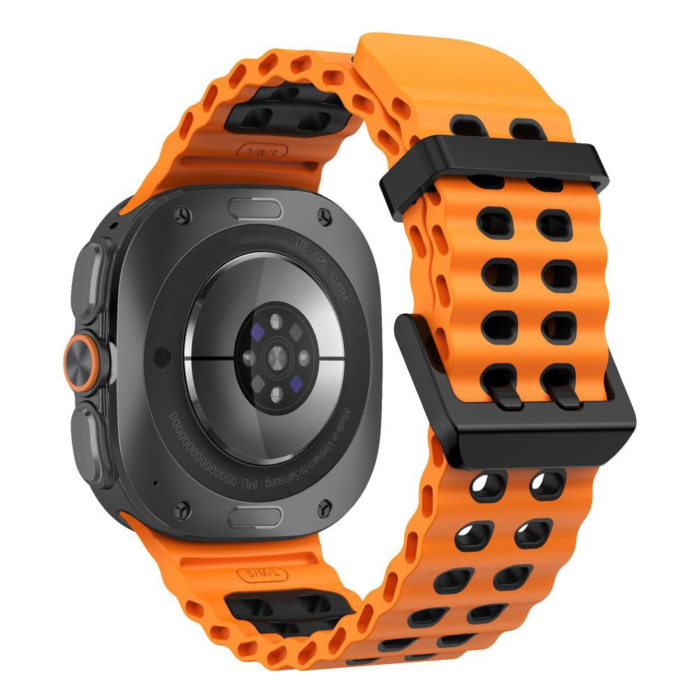 Samsung Galaxy Watch Ultra 2 / Ultra (47mm) Tech-Protect IconBand Pro Klockarmband - Orange / Svart