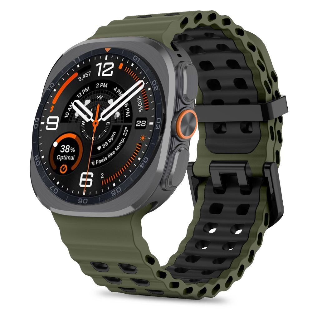 Samsung Galaxy Watch Ultra 2 / Ultra (47mm) Tech-Protect IconBand Pro Klockarmband - Grön / Svart