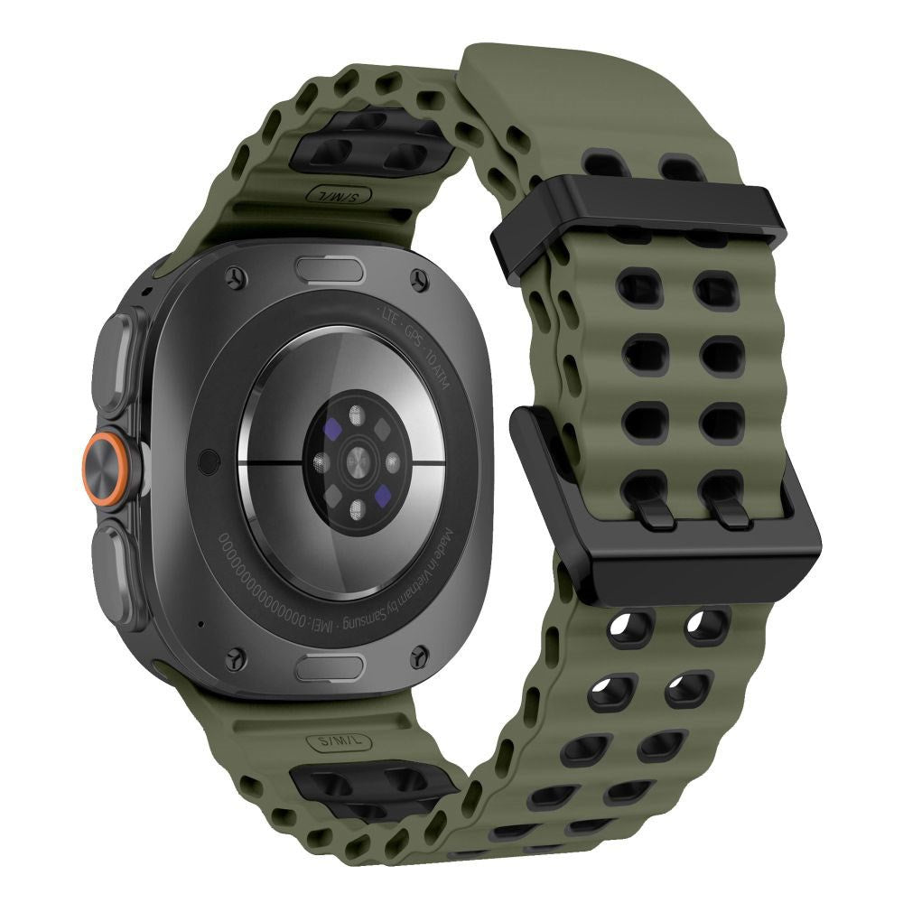 Samsung Galaxy Watch Ultra 2 / Ultra (47mm) Tech-Protect IconBand Pro Klockarmband - Grön / Svart