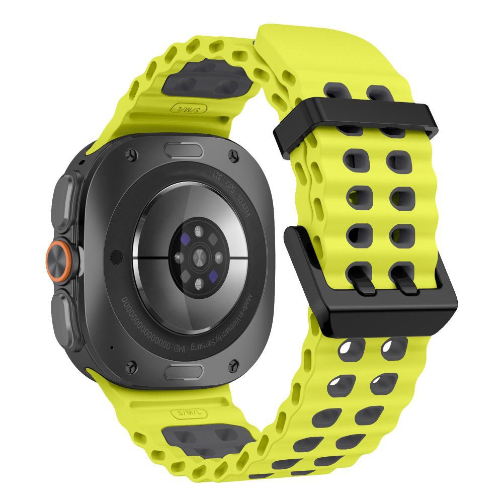 Samsung Galaxy Watch Ultra 2 / Ultra (47mm) Tech-Protect IconBand Pro Klockarmband - Gul / Svart