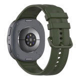 Samsung Galaxy Watch 8 / 9 / Classic (40 / 44 / 46mm) Tech-Protect Silicone Evo Klockarmband - Mörkgrön