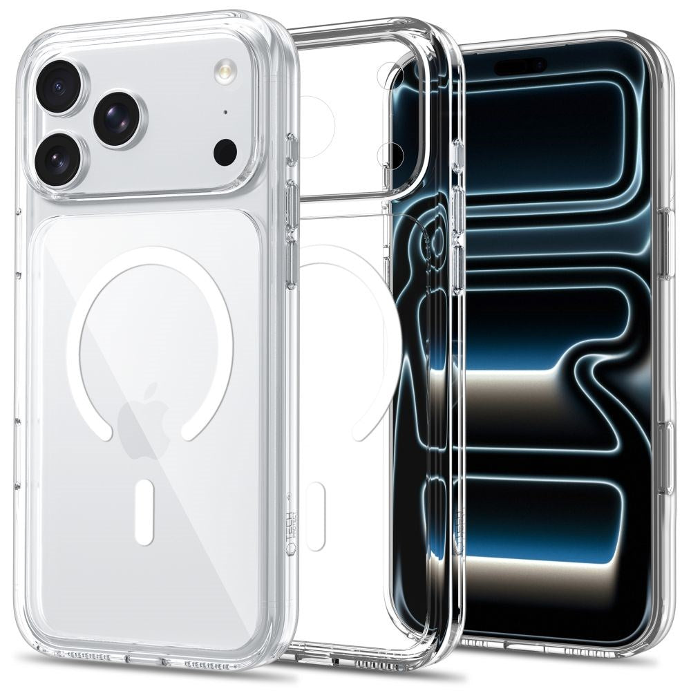 iPhone 18 Pro Max / 17 Pro Max Tech-Protect FlexAir Hybrid CC Skal - MagSafe Kompatibel - Genomskinlig