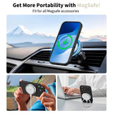 iPhone 17 Tech-Protect Silicone Skal - MagSafe Kompatibel - Svart