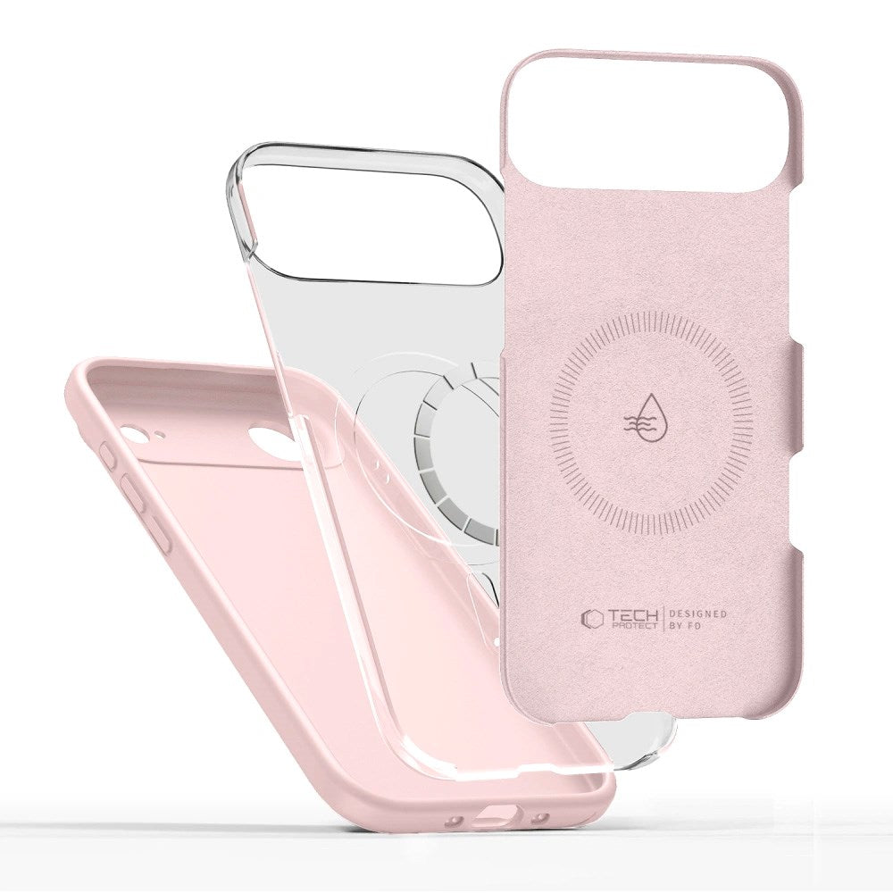 iPhone Air Tech-Protect Silicone Skal - MagSafe Kompatibel - Rosa