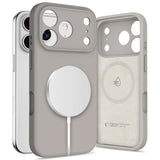 iPhone 17 Pro Max Tech-Protect Silicone Skal - MagSafe Kompatibel - Grå
