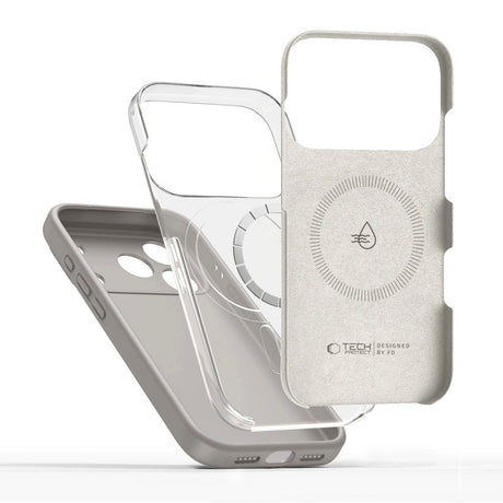 iPhone 17 Pro Max Tech-Protect Silicone Skal - MagSafe Kompatibel - Grå
