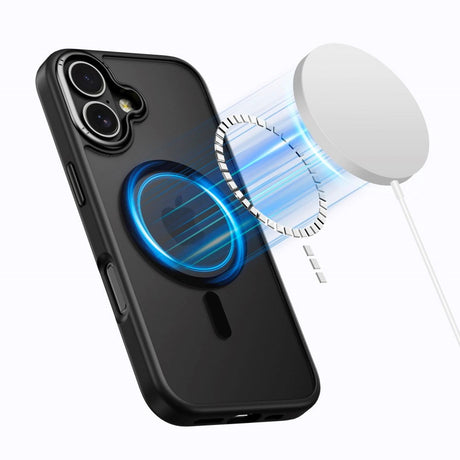 iPhone 17 Tech-Protect MagEdge Hybrid Skal - MagSafe Kompatibel - Matt Svart