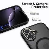 iPhone 17 Tech-Protect MagEdge Hybrid Skal - MagSafe Kompatibel - Matt Svart