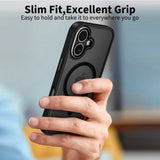 iPhone 17 Tech-Protect MagEdge Hybrid Skal - MagSafe Kompatibel - Matt Svart