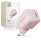 Tech-Protect NCM25 Väggladdare med 25W - 1 x USB-C - Rosa