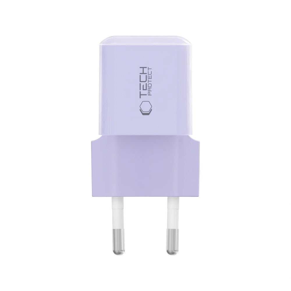 Tech-Protect NCM25 Väggladdare med 25W - 1 x USB-C - Lila