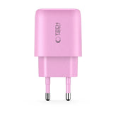 Tech-Protect NCA20 Väggladdare med 20W - 1 x USB-A & 1 x USB-C - Rosa