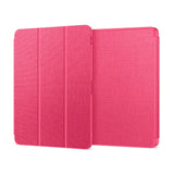 iPad 11" (2025) / 10.9" (2024 / 2022) Tech-Protect Canvas Fodral m. Penn Hållare - Rosa