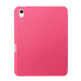 iPad 11" (2025) / 10.9" (2024 / 2022) Tech-Protect Canvas Fodral m. Penn Hållare - Rosa