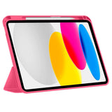 iPad 11" (2025) / 10.9" (2024 / 2022) Tech-Protect Canvas Fodral m. Penn Hållare - Rosa