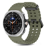 Samsung Galaxy Watch 8 / 9 / Classic (40 / 44 / 46mm) Tech-Protect IconBand Pro Klockarmband - Grön
