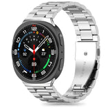 Tech-Protect Samsung Galaxy Watch 8 / 8 Classic (40 / 44 / 46mm) Rostfritt Stålarmband - Silver
