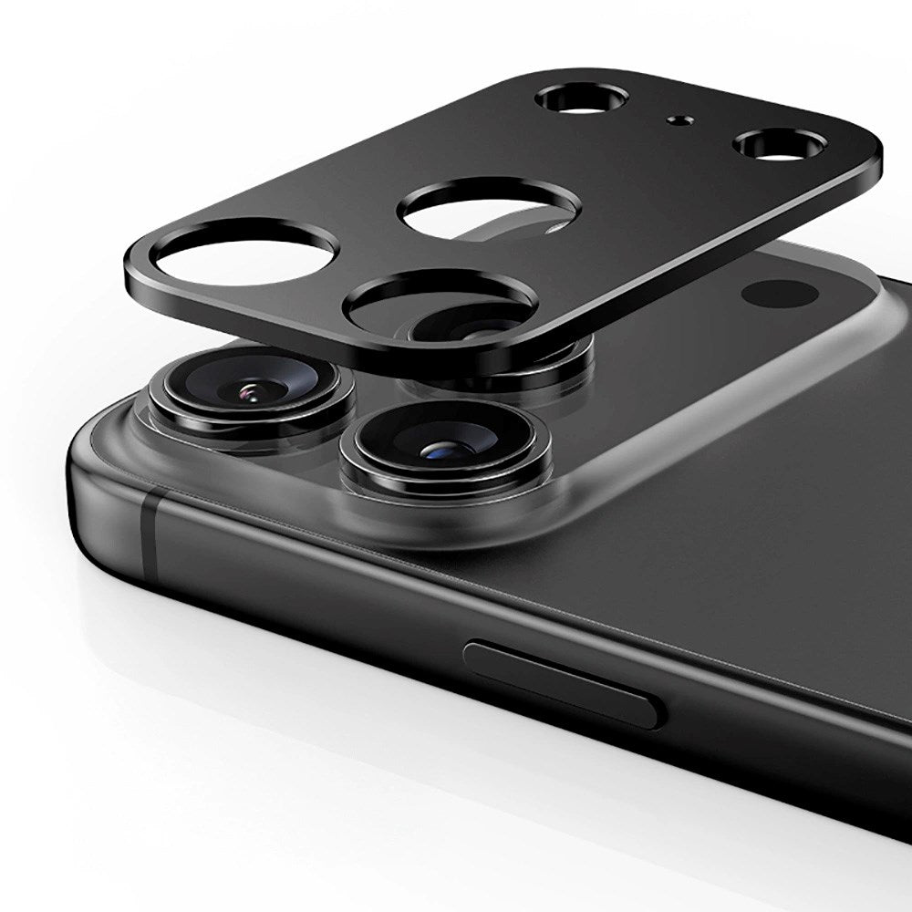 iPhone 17 Pro Max Tech-Protect CamAlloy Fit+ Kameralinsskyddsskal - Svart