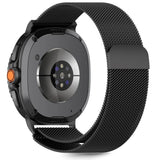 Tech-Protect Samsung Galaxy Watch 8 / 8 Classic (40 / 44 / 46mm) Milanse Rostfritt Stålarmband - Sort