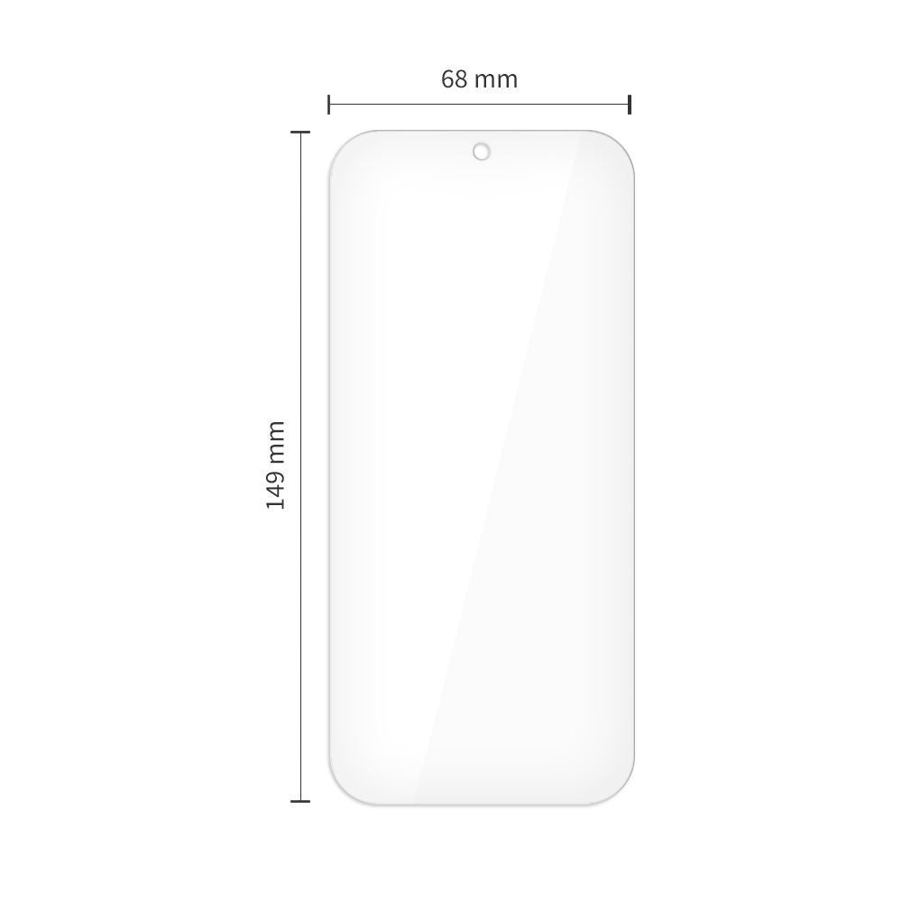 Google Pixel 11 Pro / 11 / 10 Pro / 10 / 9 Pro / 9 Tech-Protect Glass Fit+ Härdat Skyddsglas - 2 st - Genomskinlig