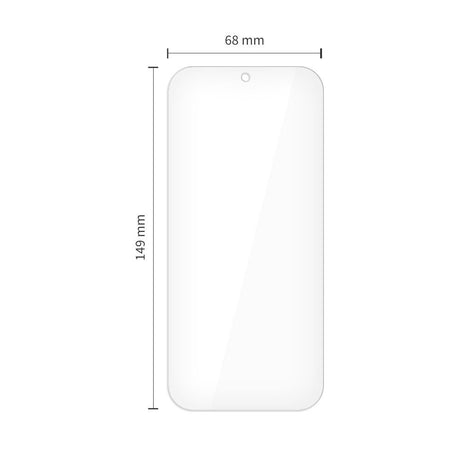 Google Pixel 11 Pro / 11 / 10 Pro / 10 / 9 Pro / 9 Tech-Protect Glass Fit+ Härdat Skyddsglas - 2 st - Genomskinlig