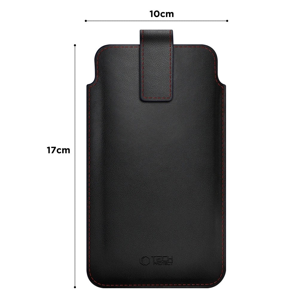 Tech-Protect Universal Mobilväska - 17 x 10 cm - Svart
