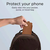 Tech-Protect Universal Mobilväska - 17 x 10 cm - Brun