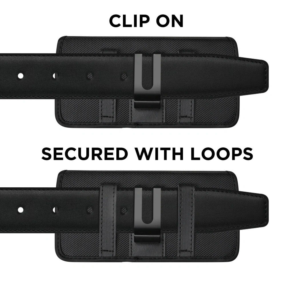 Tech-Protect Universal Nylon Mobil Etui - Mått (16.2 x 9 x 2.8 cm) - Svart