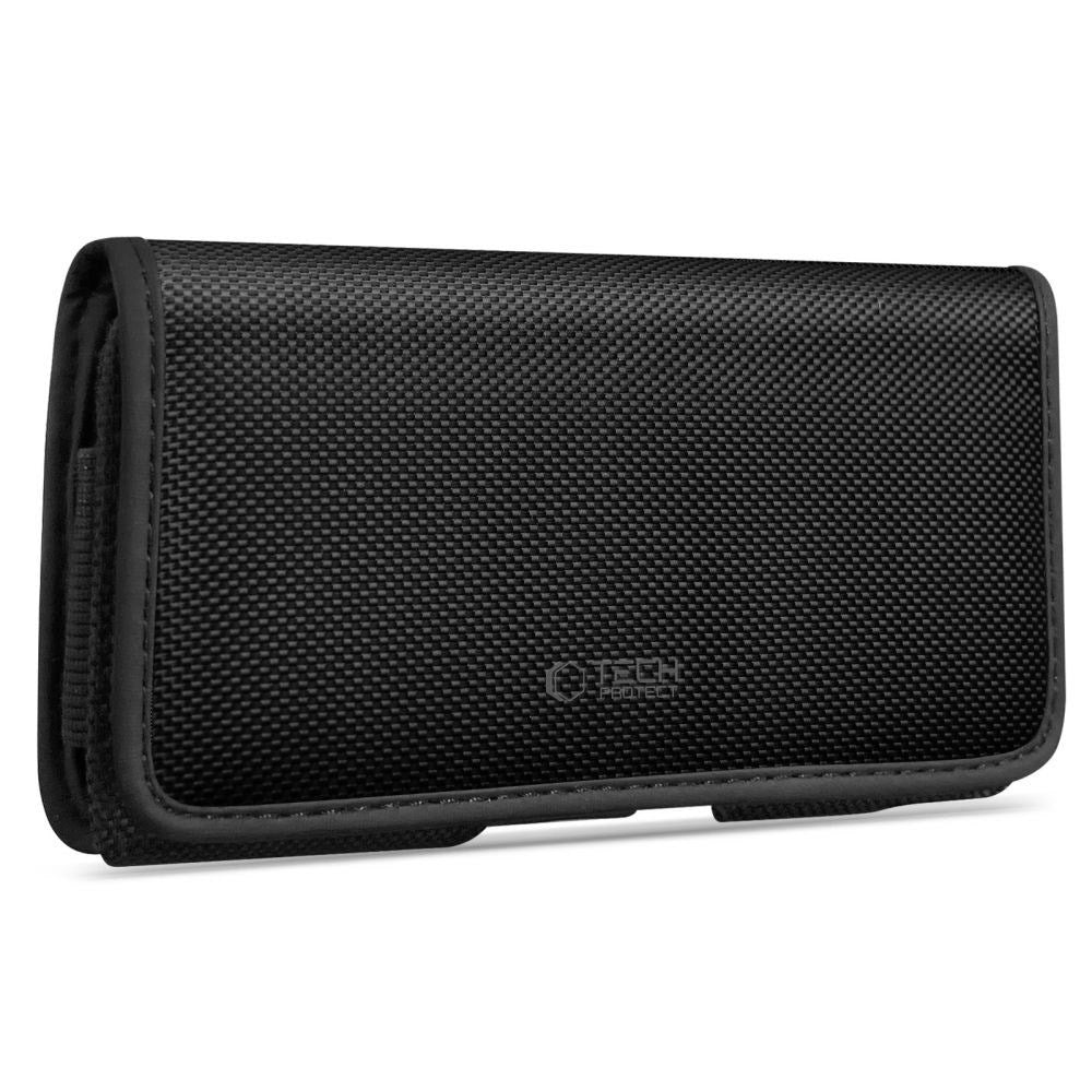 Tech-Protect Universal Nylon Mobil Etui - Mått (16.2 x 9 x 2.8 cm) - Svart