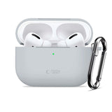 Apple AirPods Pro (3. gen.) Tech-Protect Silicone Hook Skal - Grå