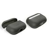Apple AirPods Pro (3. gen.) Tech-Protect NaturalFit Konstläder Skal m. Rem - Grön
