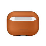 Apple AirPods Pro (3. gen.) Tech-Protect NaturalFit Konstläder Skal m. Rem - Brun