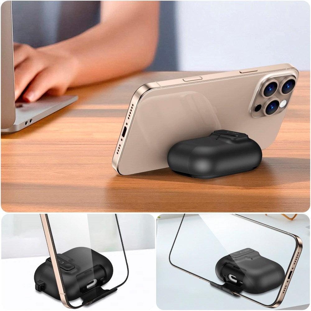 Apple AirPods Pro (3. gen.) Tech-Protect Slim Hook Skal - Svart