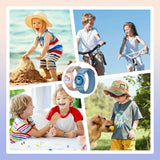 Tech-Protect Nylon - Apple Airtag Strap för Barn - Rosa / Enhörning