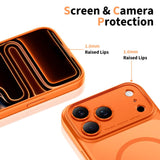 iPhone 17 Pro Tech-Protect Magpeak Skal - MagSafe Kompatibel - Matte Cosmic Orange