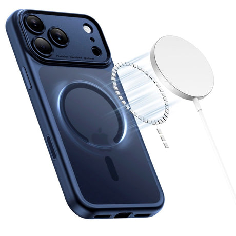 iPhone 17 Pro Max Tech-Protect Magpeak Skal - MagSafe Kompatibel - Matte Deep Blue