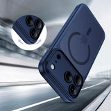 iPhone 17 Pro Max Tech-Protect Magpeak Skal - MagSafe Kompatibel - Matte Deep Blue