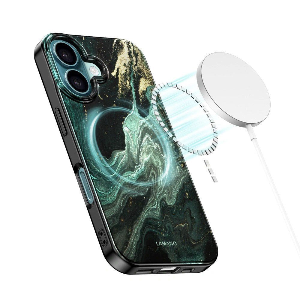iPhone 16 Tech-Protect Lamano Skal - MagSafe Kompatibel - Verde Aura