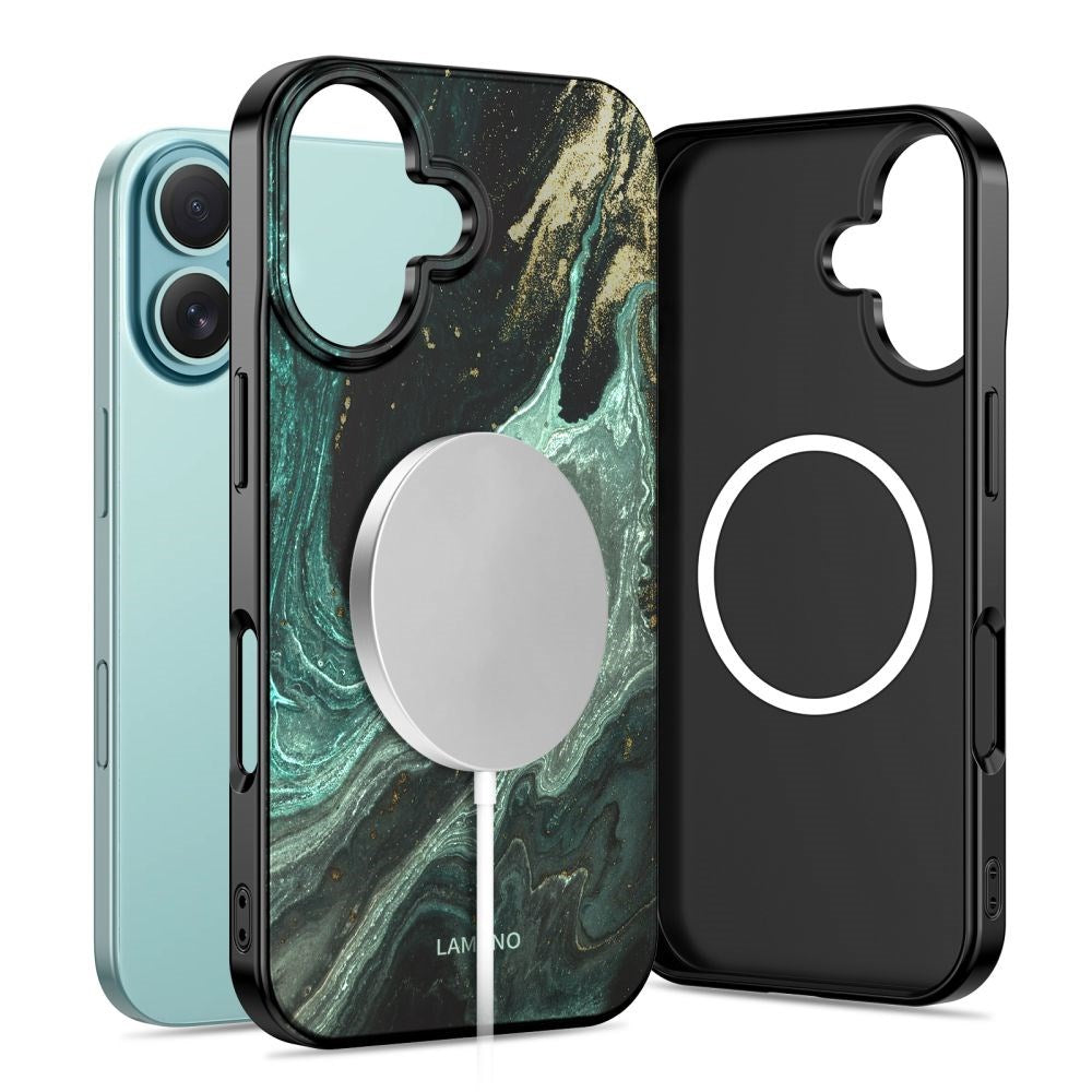iPhone 16 Tech-Protect Lamano Skal - MagSafe Kompatibel - Verde Aura
