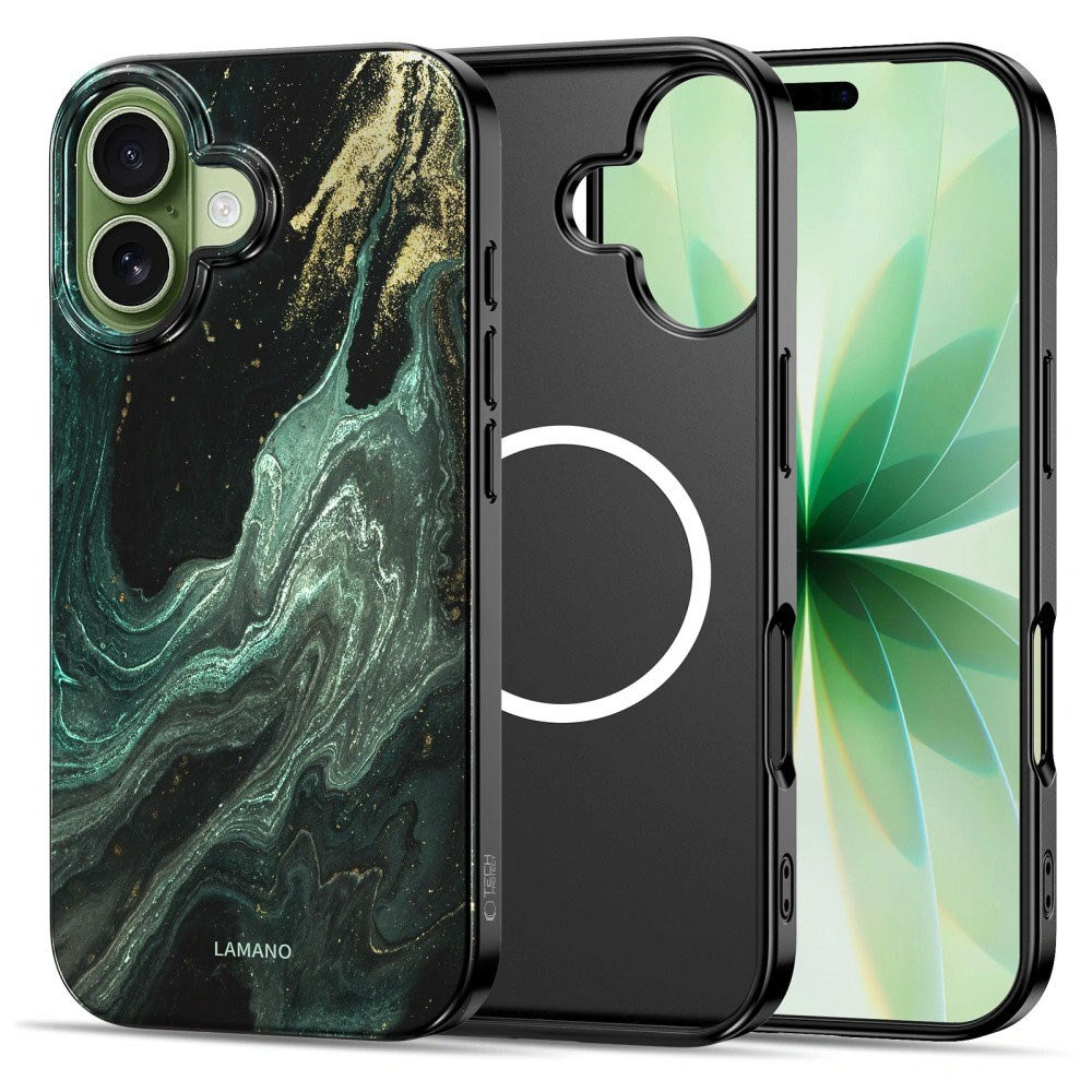 iPhone 17 Tech-Protect Lamano Skal - MagSafe Kompatibel - Verde Aura