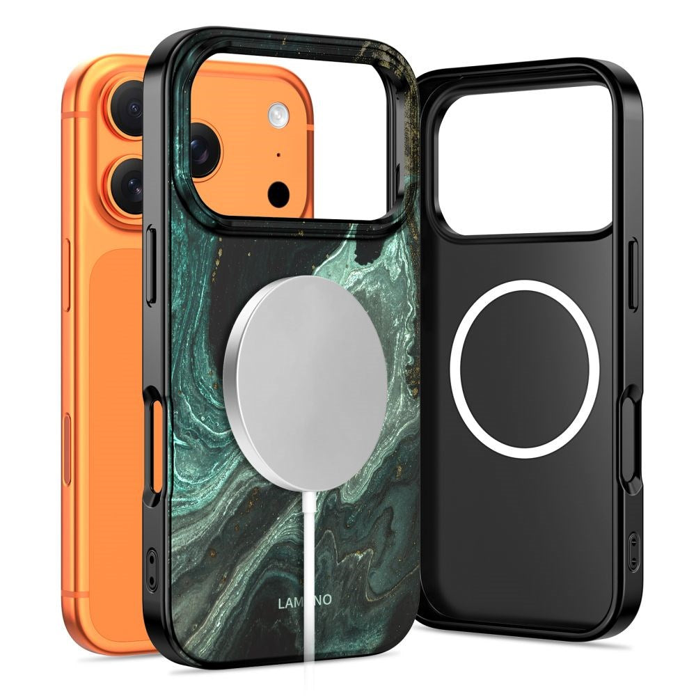 iPhone 17 Pro Tech-Protect Lamano Skal - MagSafe Kompatibel - Verde Aura