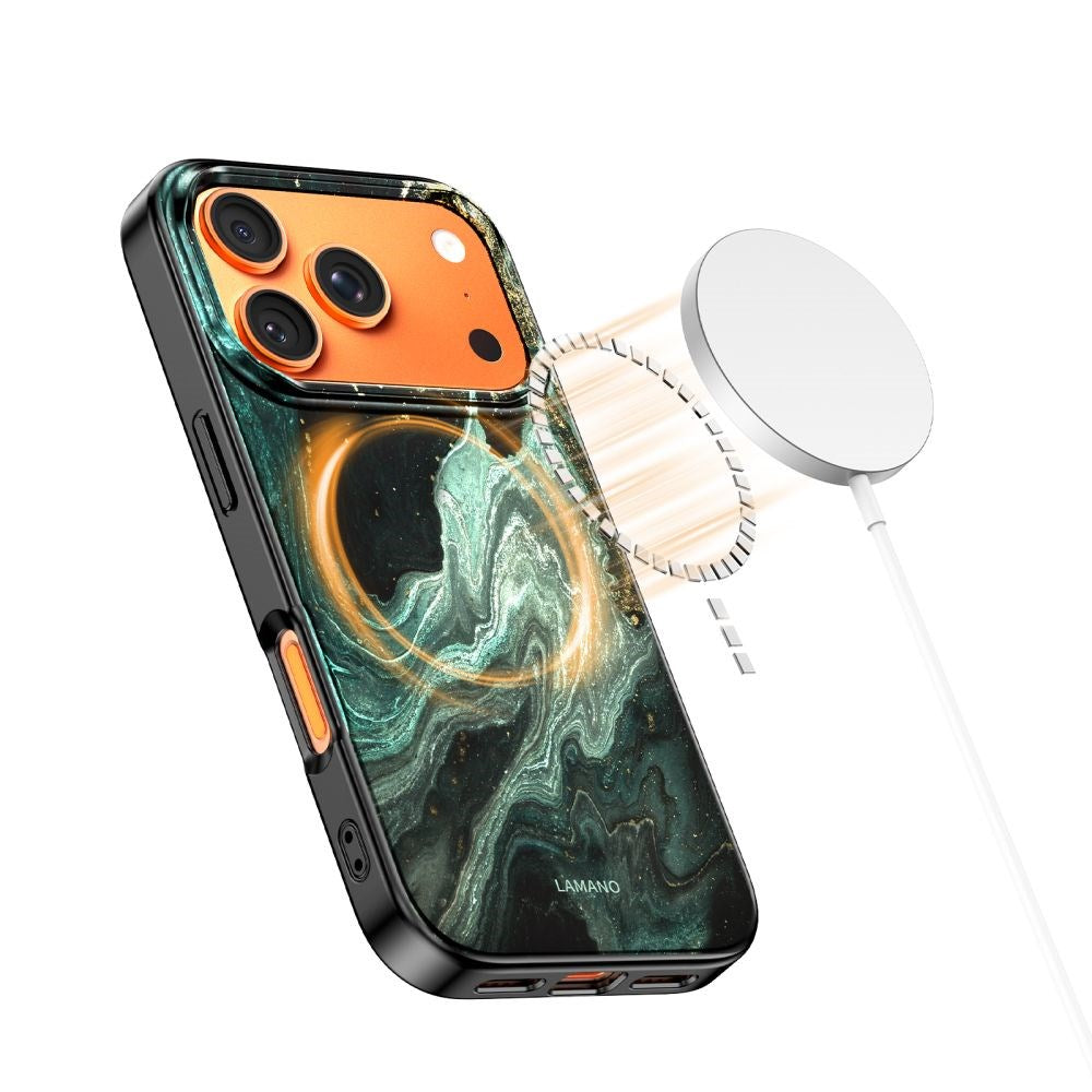iPhone 17 Pro Max Tech-Protect Lamano Skal - MagSafe Kompatibel - Verde Aura
