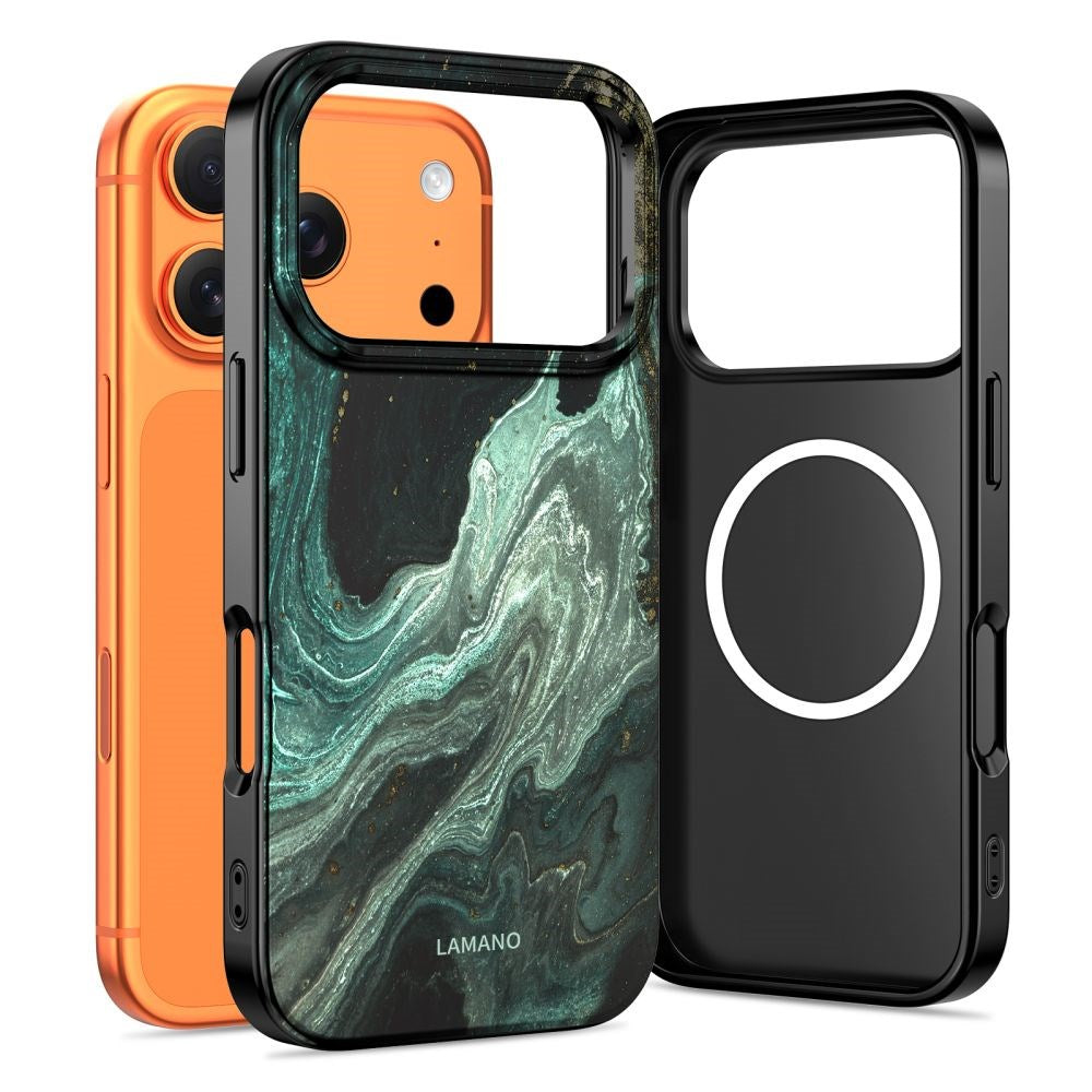 iPhone 17 Pro Max Tech-Protect Lamano Skal - MagSafe Kompatibel - Verde Aura