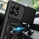 Xiaomi 15T Tech-Protect Camshield Skal m. Magnetisk Ring & Stativfunktion - Svart