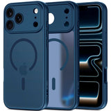 iPhone 17 Pro Max Tech-Protect BasicMag Hybrid Skal - MagSafe Kompatibel - Matt Blå