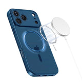 iPhone 17 Pro Max Tech-Protect BasicMag Hybrid Skal - MagSafe Kompatibel - Matt Blå