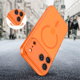 iPhone 17 Pro Tech-Protect BasicMag Hybrid Skal - MagSafe Kompatibel - Matt Orange