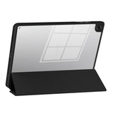 Samsung Galaxy Tab A11+ (Plus) / A9+ (Plus) Tech-Protect SC Pen Hybrid Fodral m. Stylus Hållare- Svart / Genomskinlig